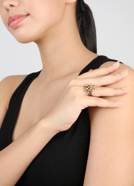 Amber - Magic Fireball ring Konplott